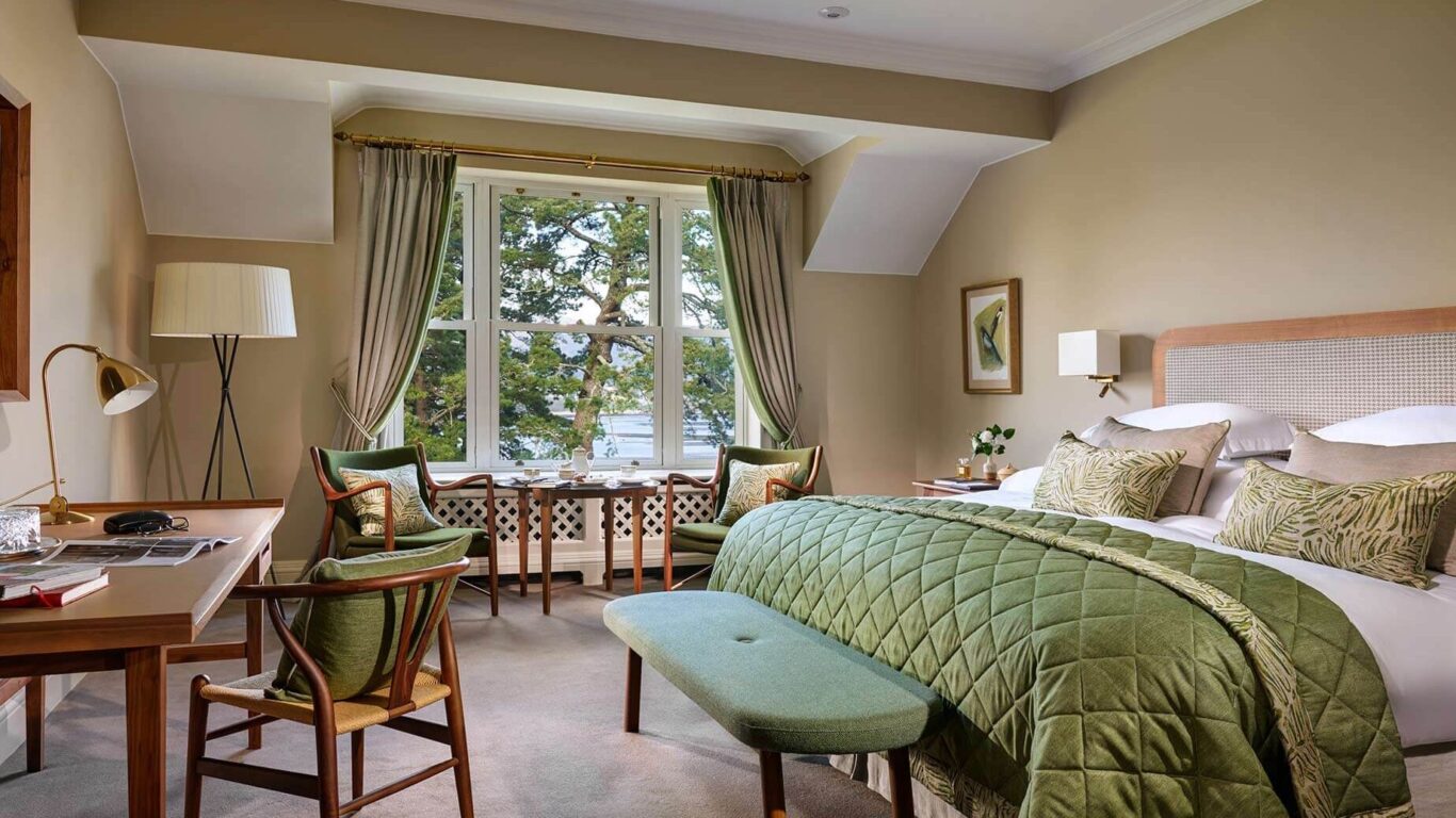 Classic Bedroom at Sheen Falls Lodge