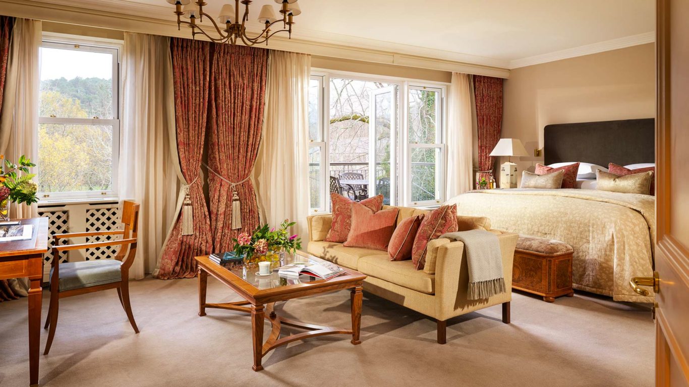 The Master Suite in Sheen Falls Lodge
