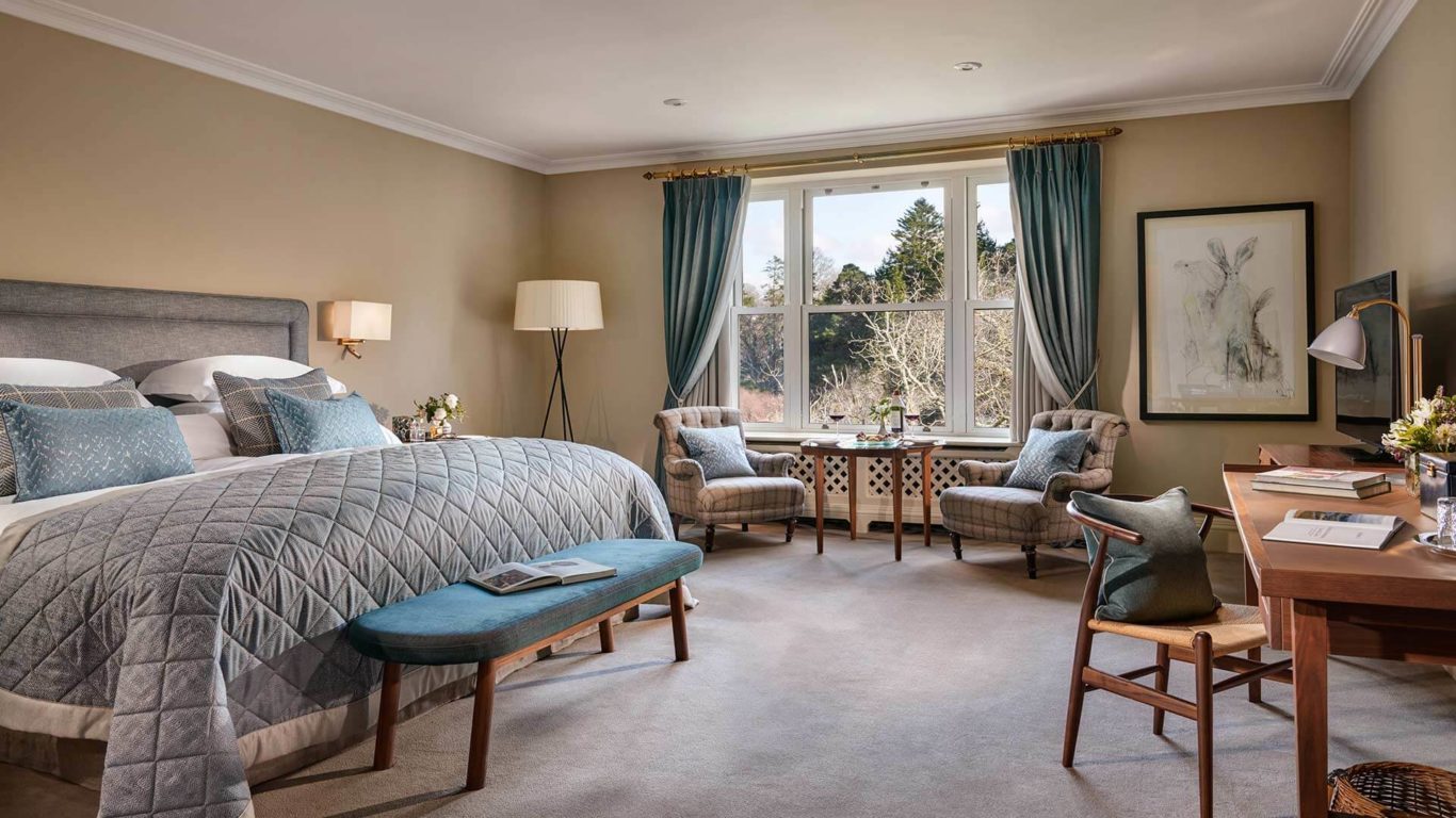 A Superior Deluxe Room in Sheen Falls Lodge, Kenmare
