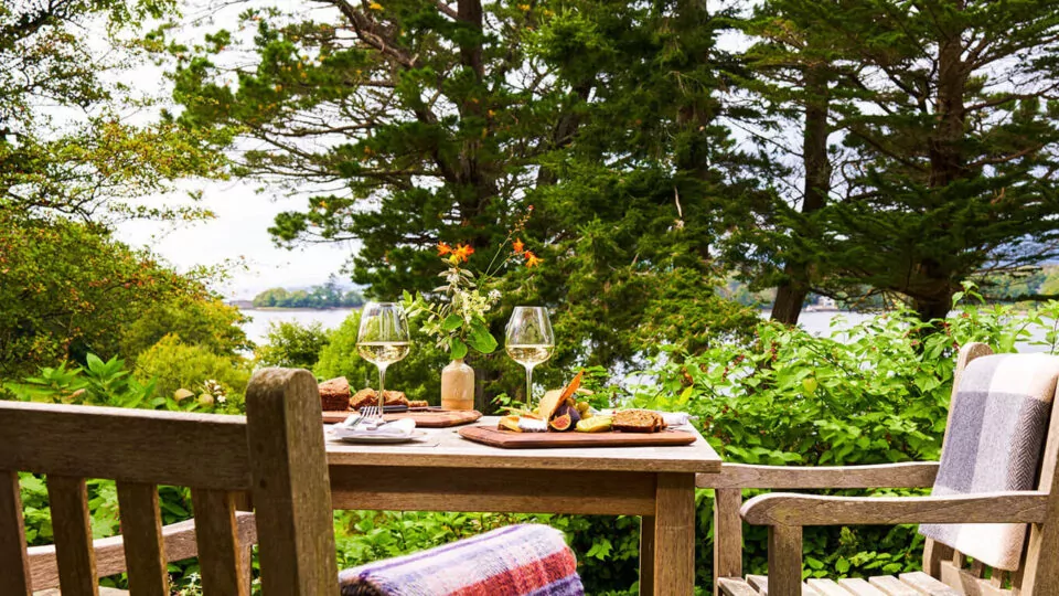 Outdoor Dining at the Cottages